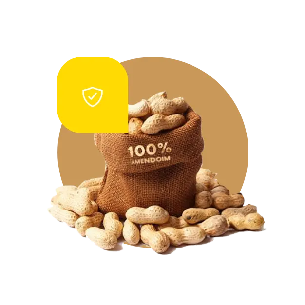 100% amendoim