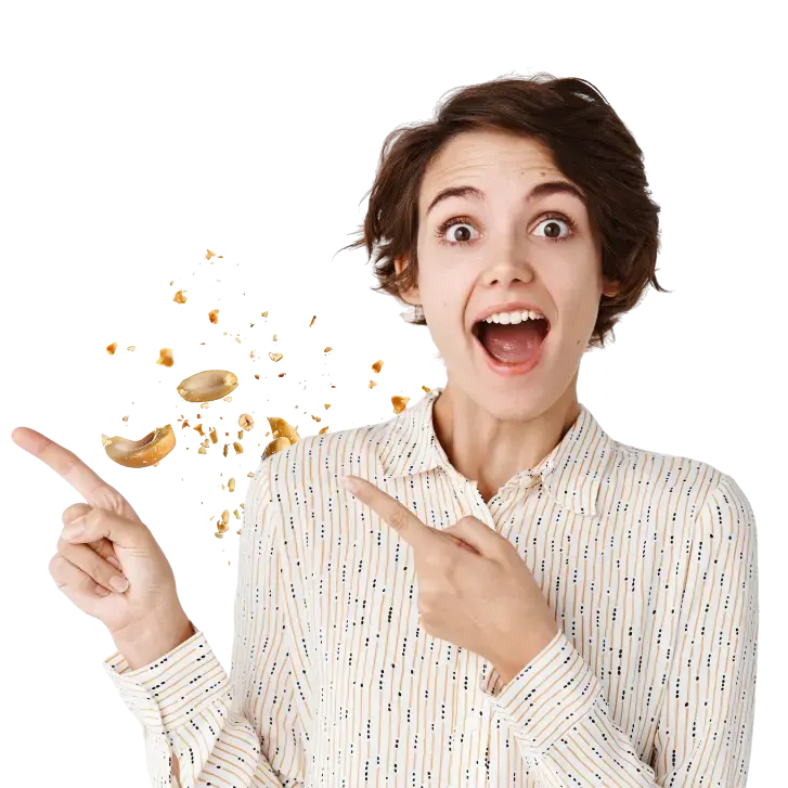 Mulher feliz com Amendupã